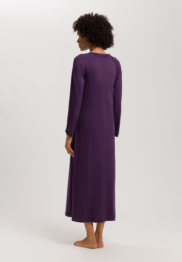 Pure Essence Cotton V-Neck Nightgown 130cm | Amethyst 77947-2431